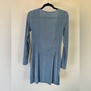 PRINCESS POLLY (LIONESS) DUSTY BLUE “MONTANA MINI DRESS” IN SIZE MEDIUM